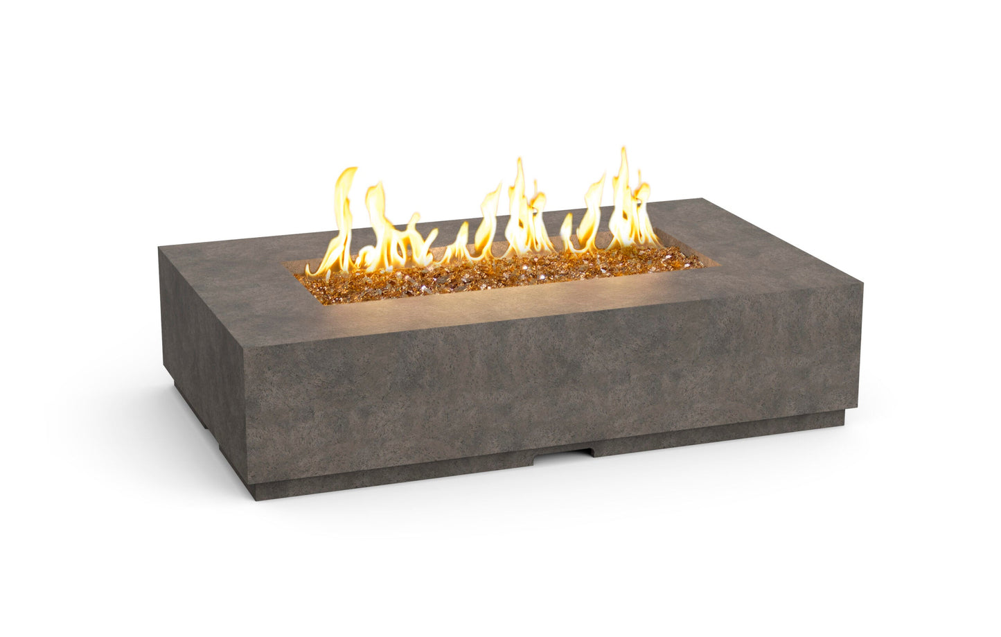American Fyre Designs Legend Firetable with Electronic Ignition in Dark Basalt | Outdoor Heat Direct