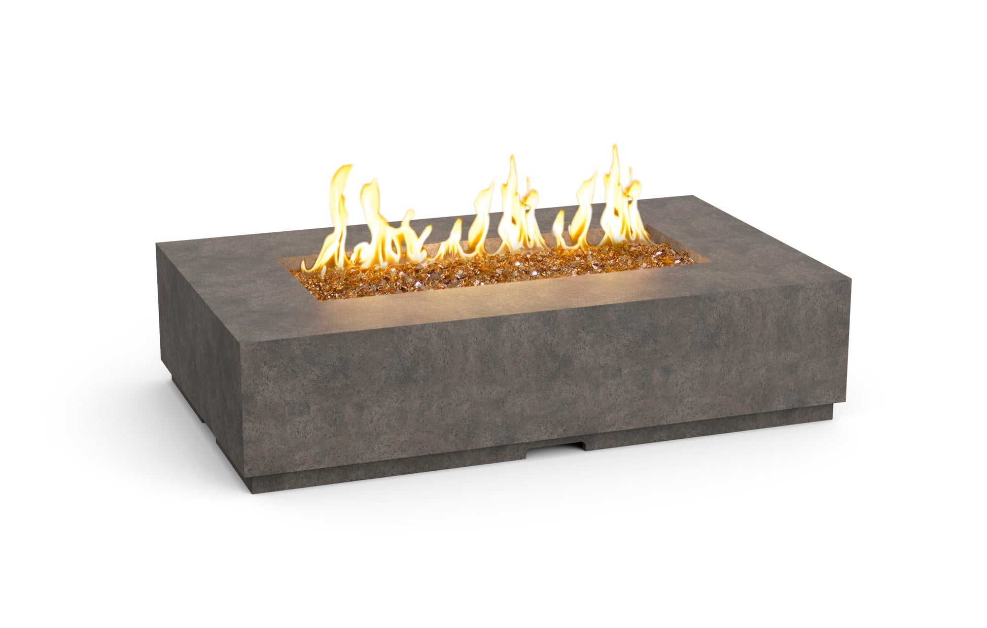 American Fyre Designs Legend Firetable with Electronic Ignition in Dark Basalt | Outdoor Heat Direct