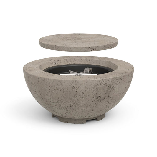 American Fyre Designs 32" Chat Fire Bowl - Light Basalt