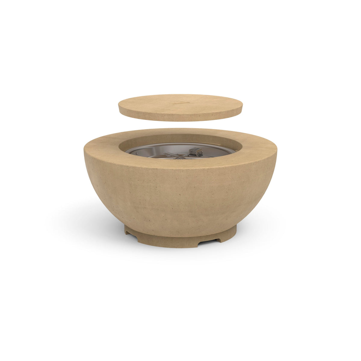 American Fyre Designs 36" Chat Fire Bowl - burner detail