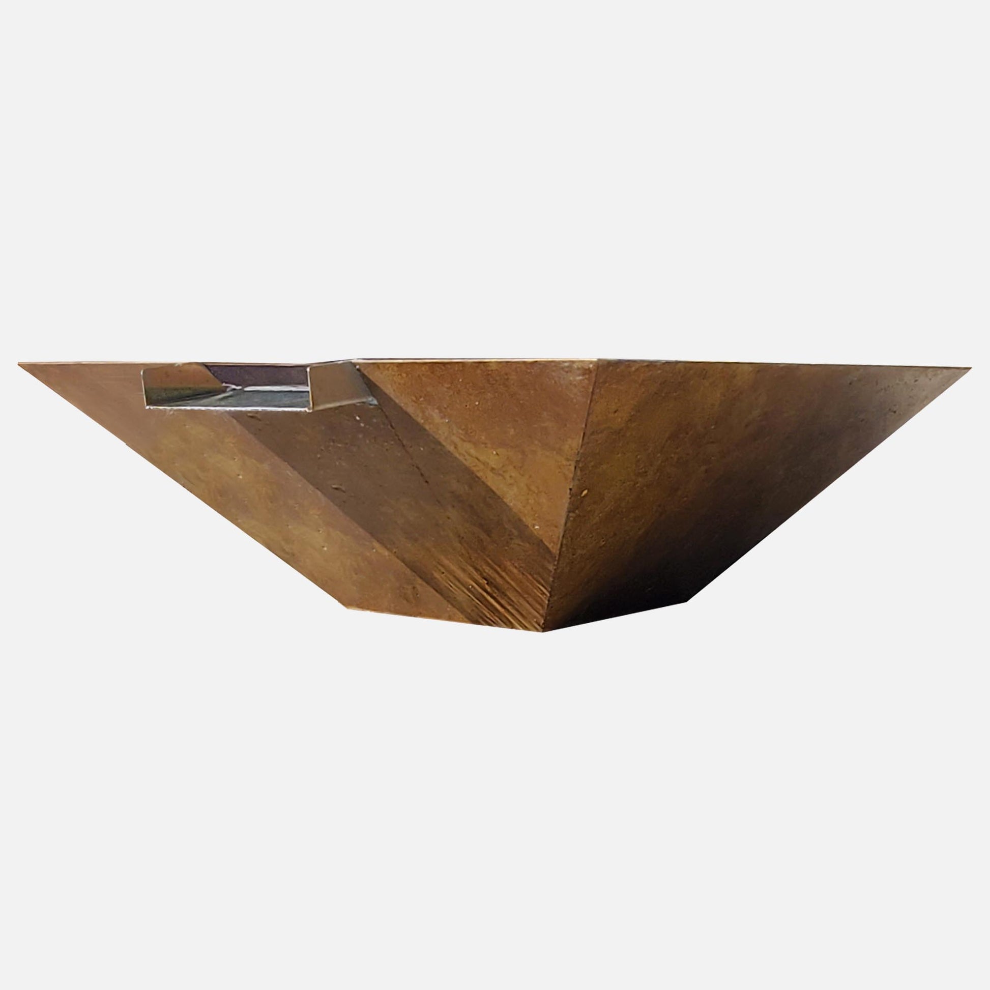 Fire by Design Spartan Square Flared Submersible Fire on Water Bowl - Product photo