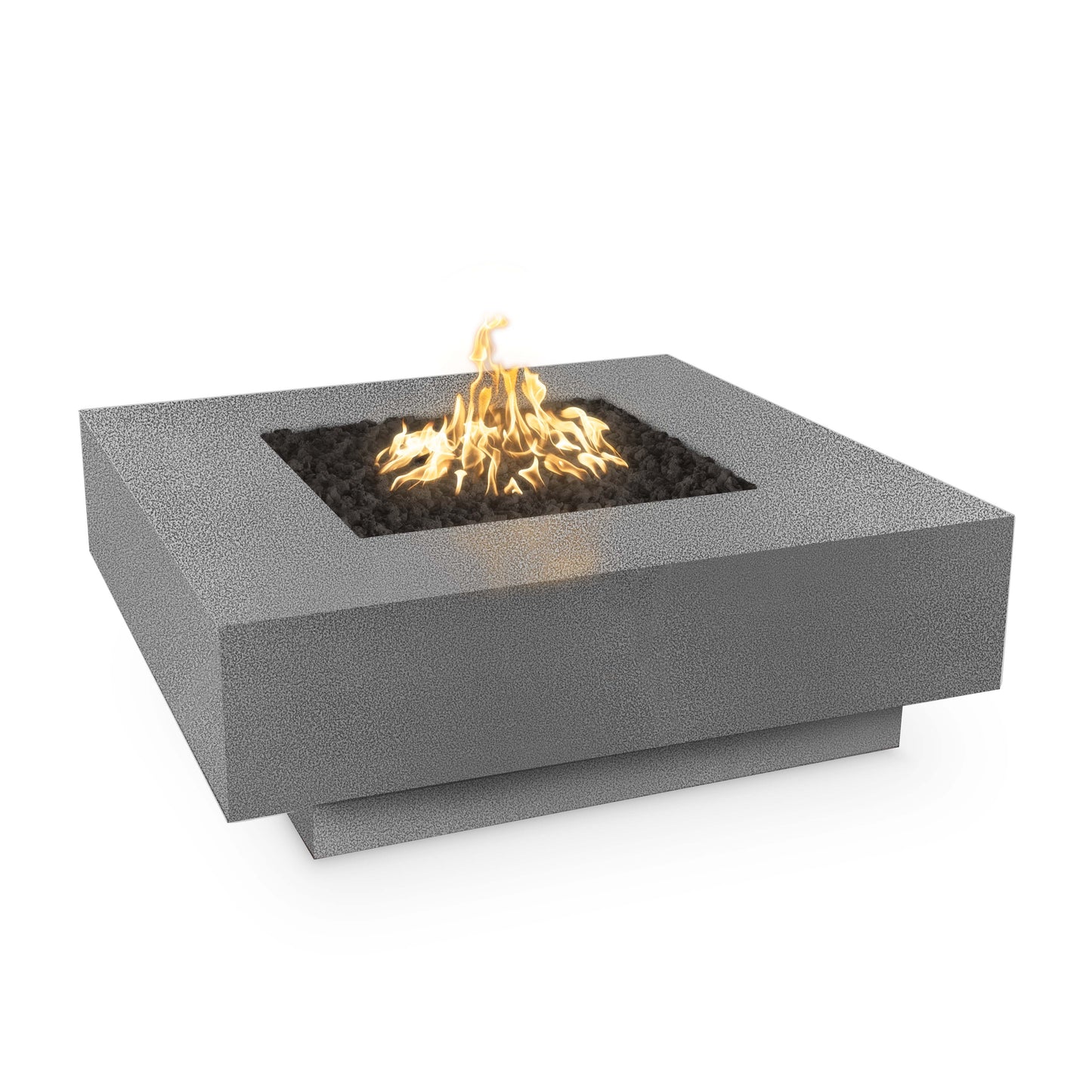 The Outdoor Plus Cabo Square Metal Fire Pit + Free Cover | Outdoor Heat Direct