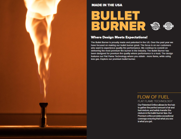 Triple 'S' Bullet Burner - Brass / Stainless Steel by The Outdoor Plus