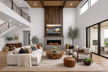 Modern Flames Orion V2 100" Multi Linear LCD Electric Fireplace - Outdoor Heat Direct