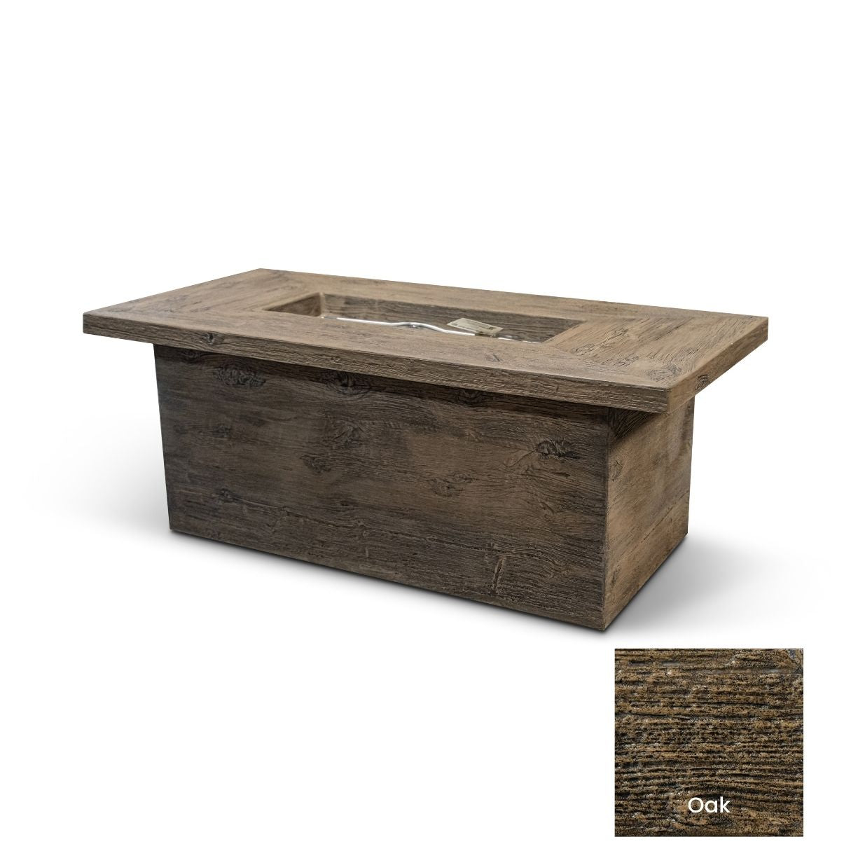 Grove Wood Grain Fire Pit - Free Cover ✓ [The Outdoor Plus]