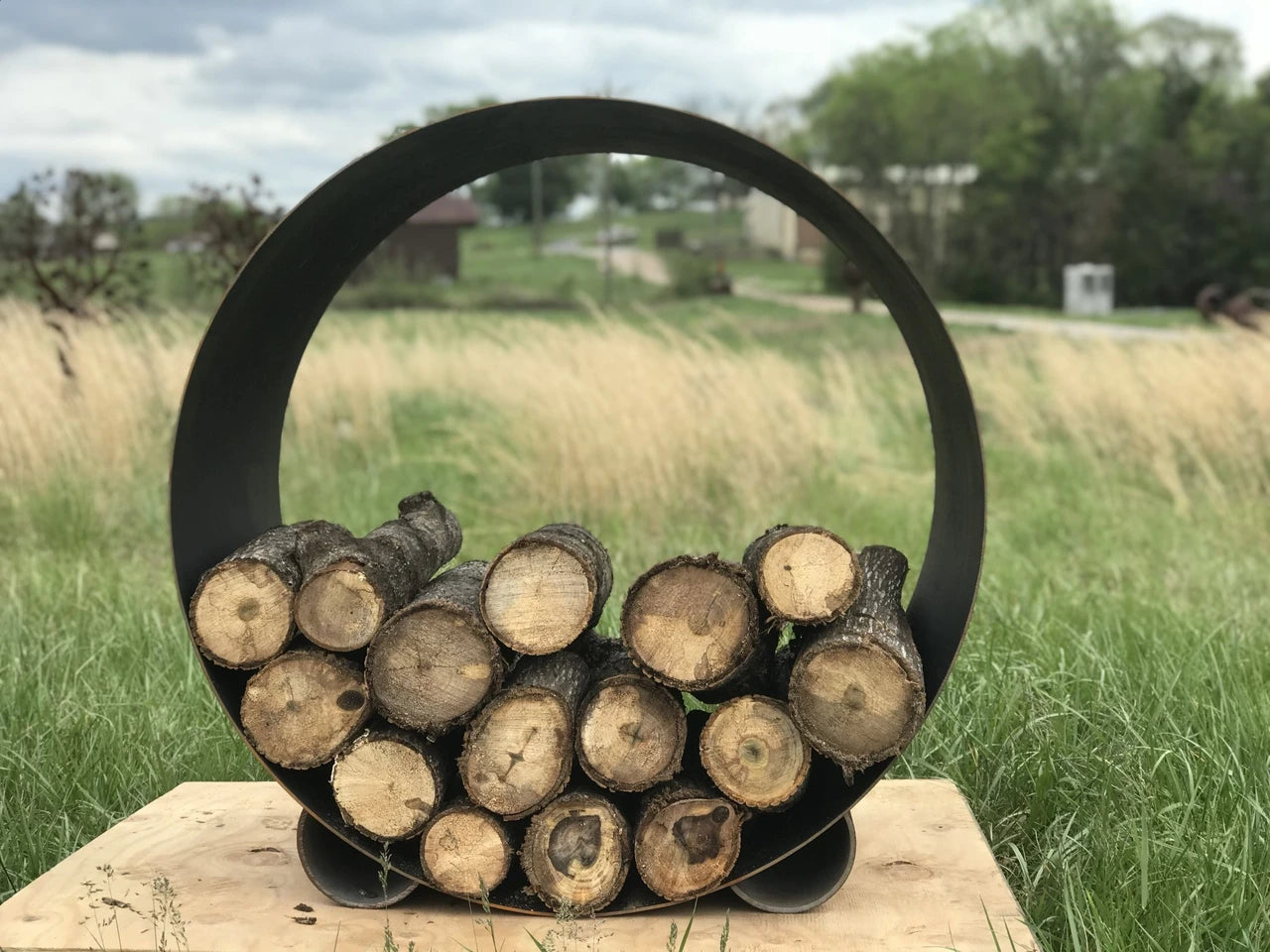 Orbital Log Rack [Fire Pit Art]