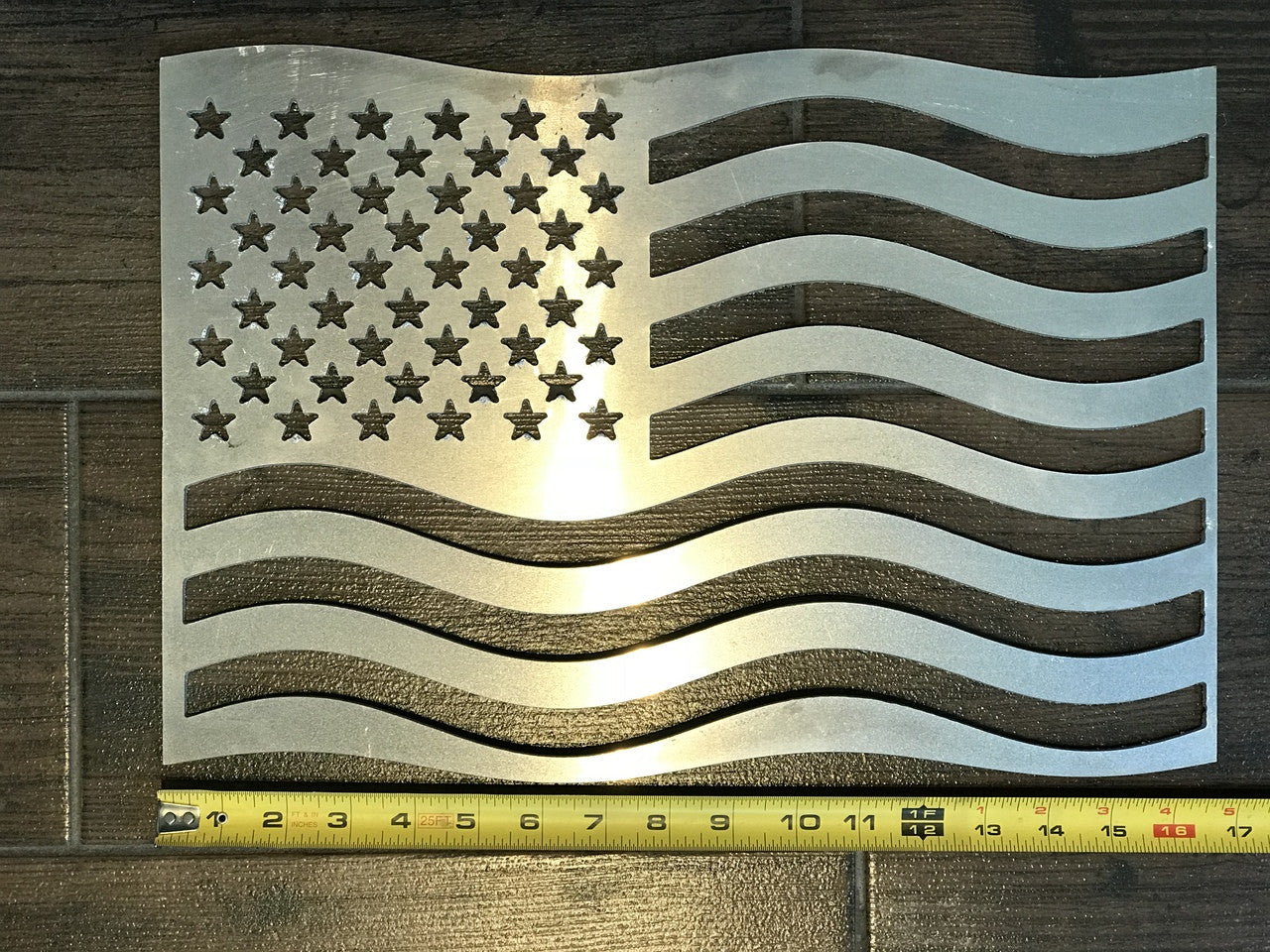 American Flag Accent by Fire Pit Art — alternate view | Outdoor Heat Direct