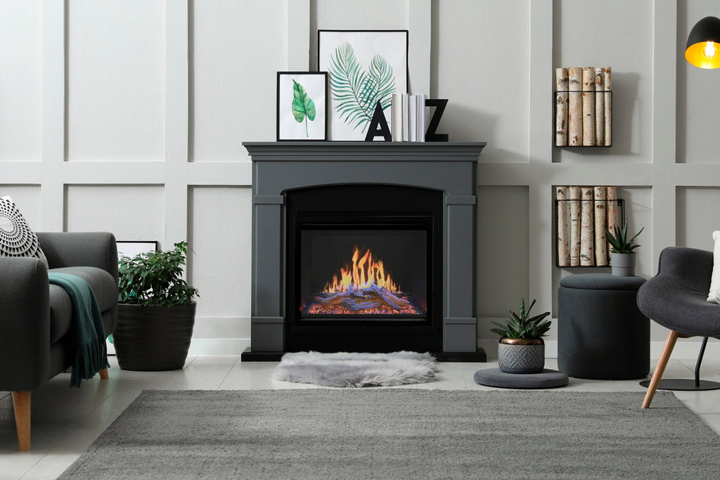 Modern Flames Orion 36" Traditional Heliovision Electric Fireplace - Outdoor Heat Direct