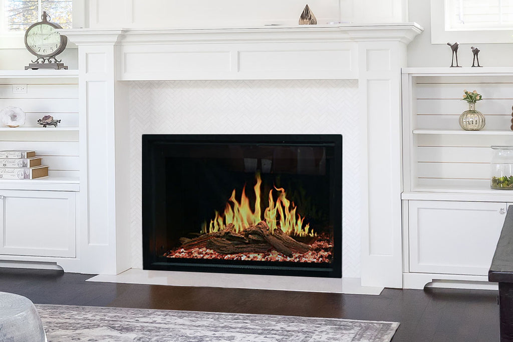 Modern Flames Orion 30" Traditional Heliovision Electric Fireplace - Outdoor Heat Direct