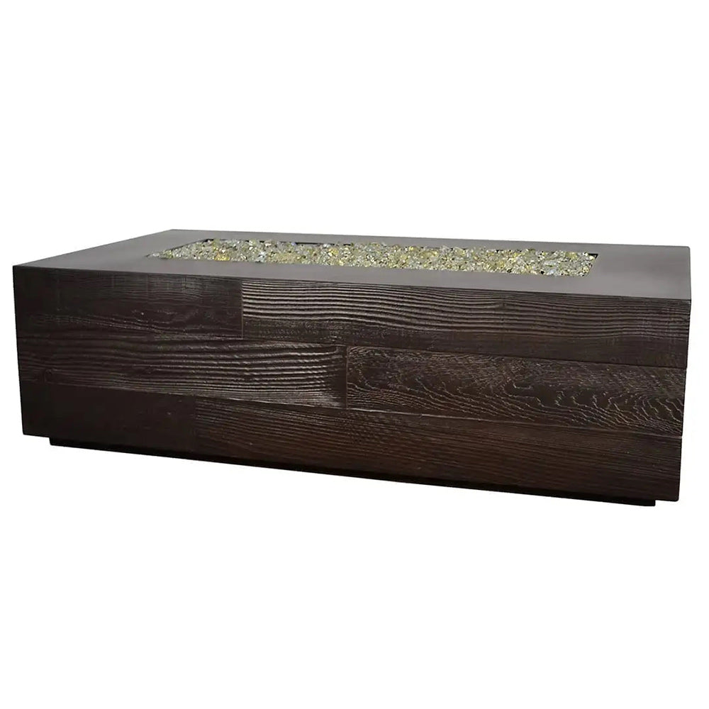 Fire by Design Aspen Block Fire Pit 48" with Electronic Ignition | Outdoor Heat Direct