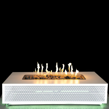 The Outdoor Plus Manila LED Fire Pit + Free Cover | Outdoor Heat Direct