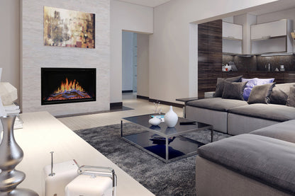 Modern Flames Orion 54" Traditional Heliovision Electric Fireplace - Outdoor Heat Direct