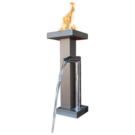 Designer Series Fire Feature 11 - Scupper High Quality Powder Coat Finish by The Outdoor Plus