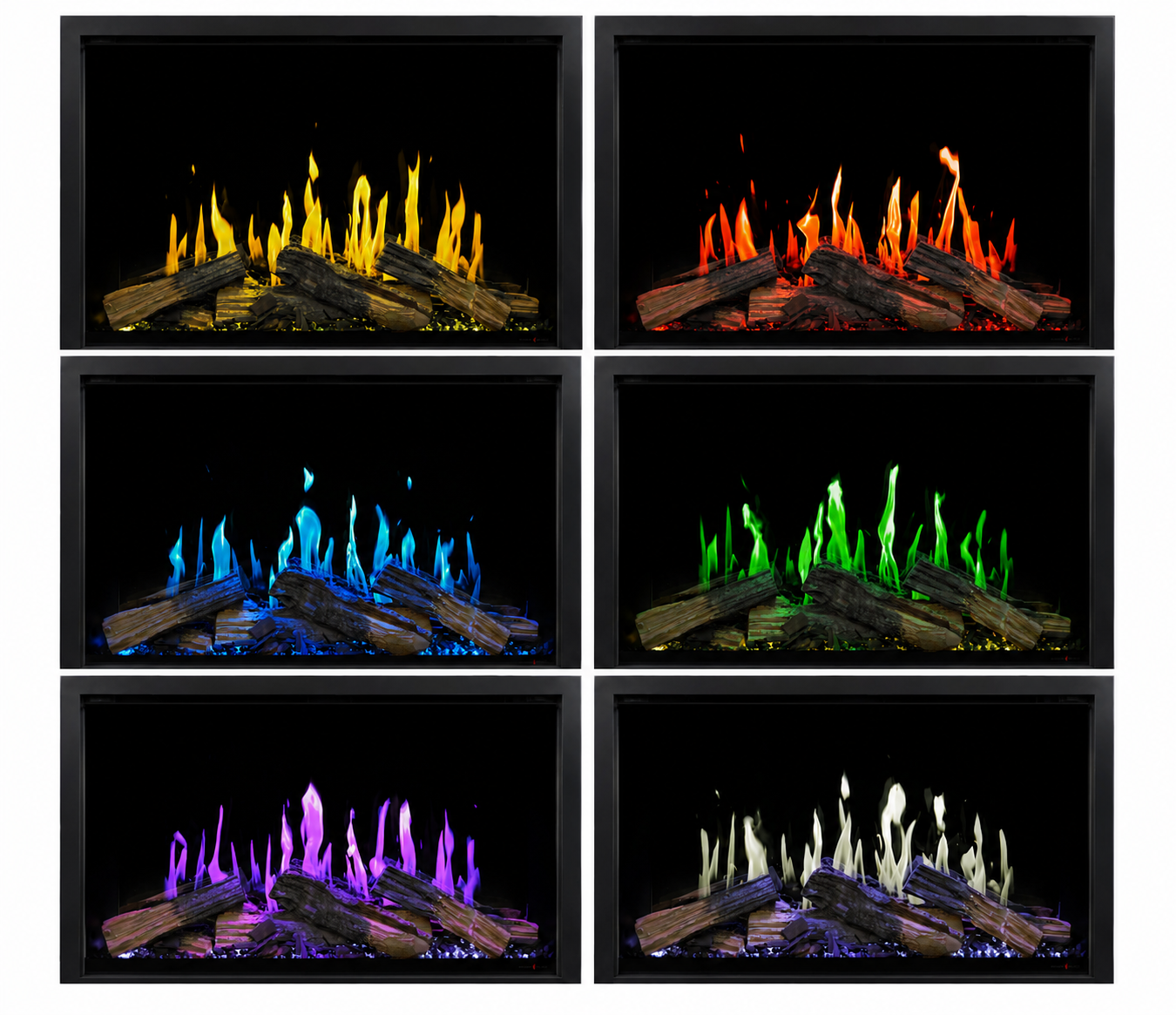 Modern Flames Orion V2 26" Traditional LCD Electric Fireplace - Outdoor Heat Direct