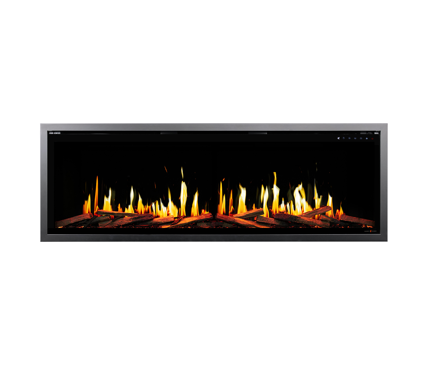 Modern Flames Orion V2 52" Slim Linear LCD Electric Fireplace - Outdoor Heat Direct