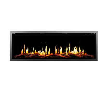 Modern Flames Orion V2 76" Slim Linear LCD Electric Fireplace - Outdoor Heat Direct