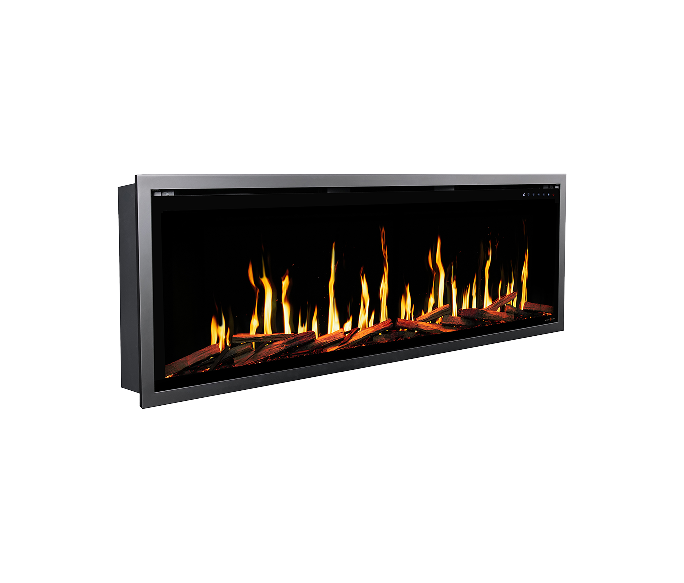 Modern Flames Orion V2 60" Slim Linear LCD Electric Fireplace - Outdoor Heat Direct