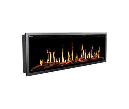 Modern Flames Orion V2 76" Slim Linear LCD Electric Fireplace - Outdoor Heat Direct