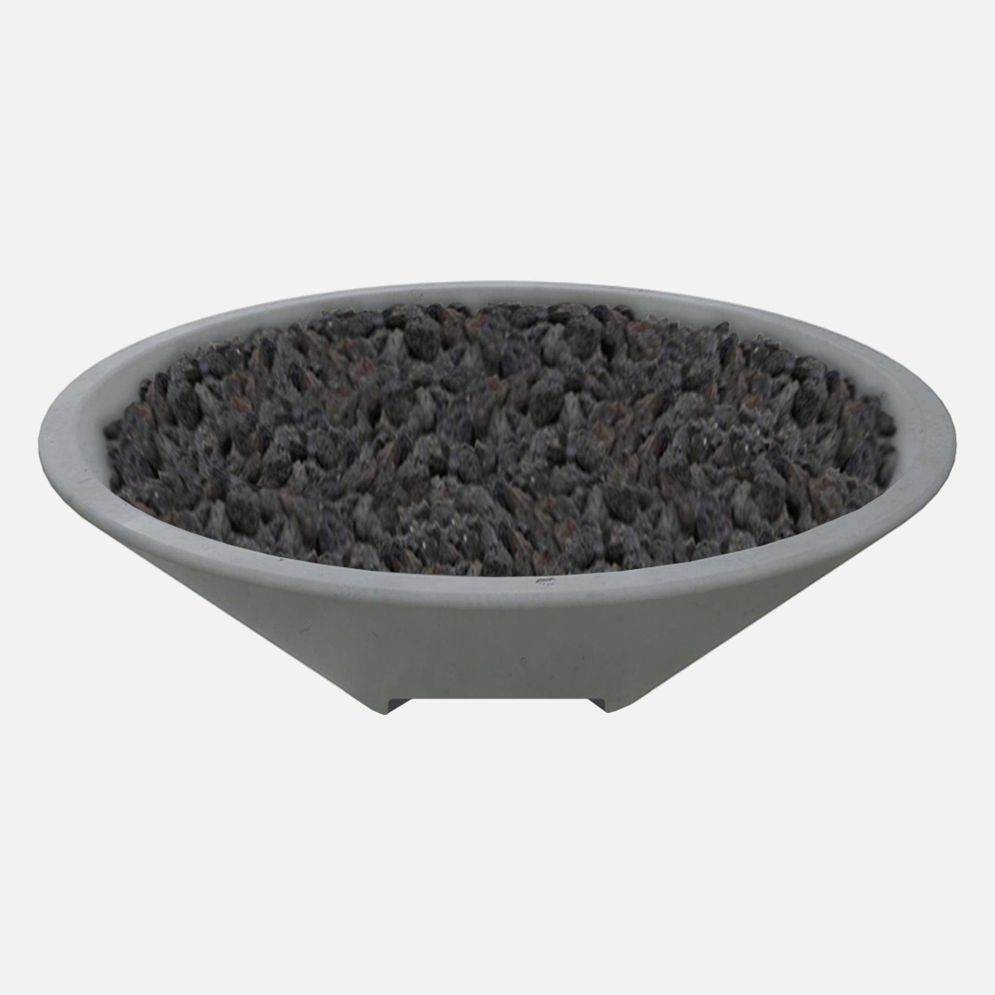 Fire by Design GFRC Round Oblique Fire & Water Bowl - Product photo