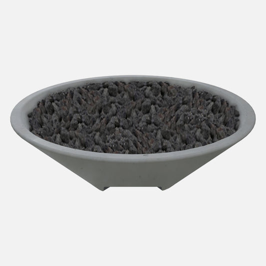 Fire by Design GFRC Round Oblique Fire & Water Bowl - Product photo