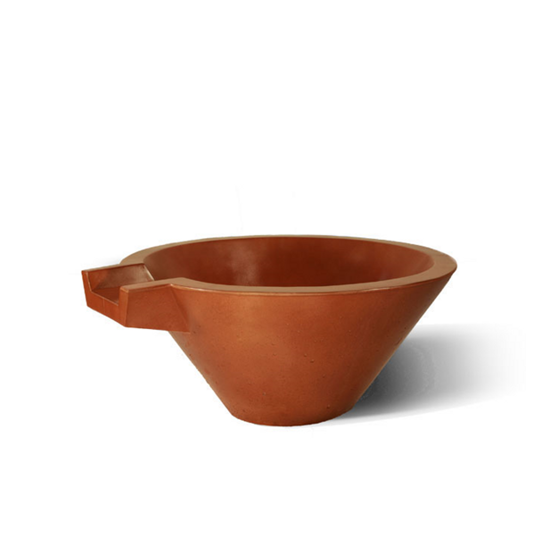 Slick Rock Concrete Spill Conical 30" Water Bowl | Outdoor Heat Direct