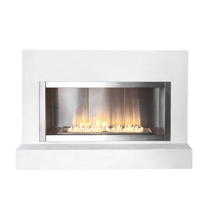 The Huntington Outdoor Fireplace - RTF (Ready to Finish) by The Outdoor Plus