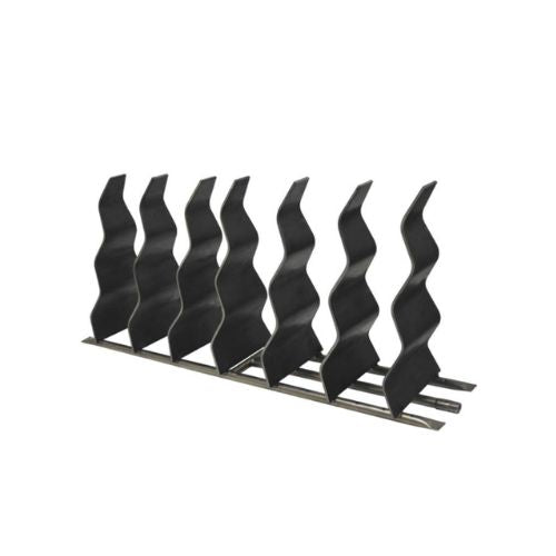 Black Steel Fireplace Waves [The Outdoor Plus] | Outdoor Heat Direct