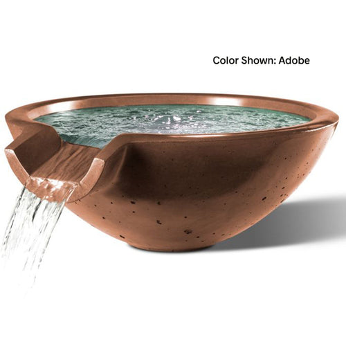 Slick Rock Concrete Camber Round Water Bowl