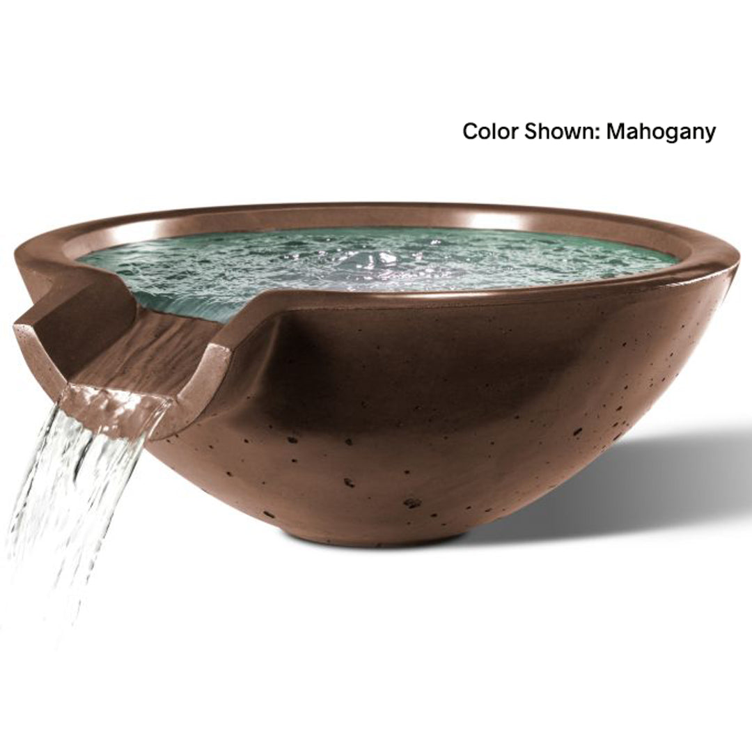 Camber Square Water Bowl 30" | Slick Rock Concrete | Outdoor Heat Direct