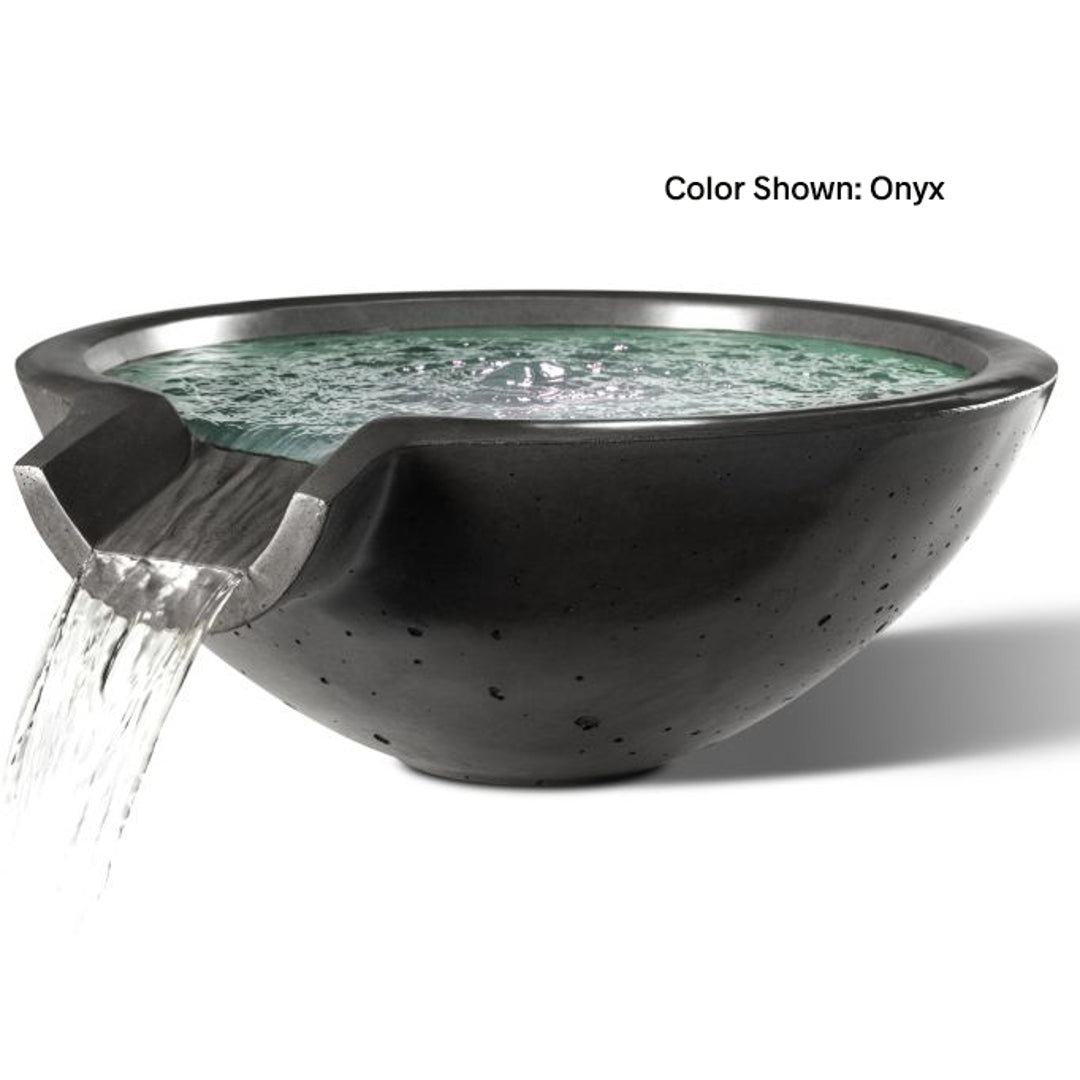 Camber Square Water Bowl 30" | Slick Rock Concrete | Outdoor Heat Direct