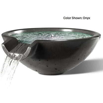 Camber Square Water Bowl 30" | Slick Rock Concrete | Outdoor Heat Direct