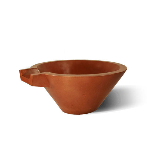 Slick Rock Concrete Spill Conical Water Bowl