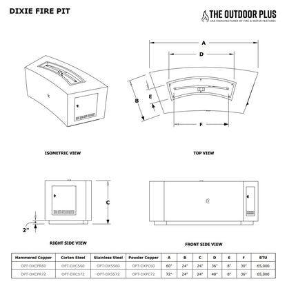 The Outdoor Plus Dixie Fire Pit | Outdoor Heat Direct