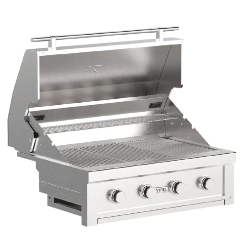 Gran Fuego 36" Built-In Gas Grill – 4 Burners Premium Outdoor BBQ - Outdoor Heat Direct
