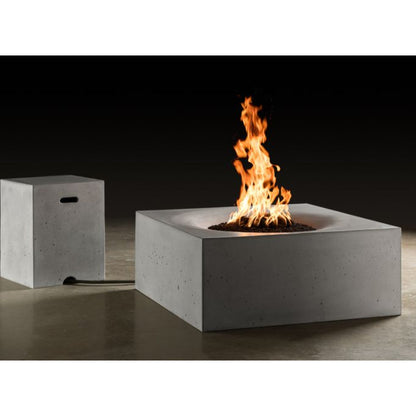 Slick Rock Horizon fire table in Shale — WiFi kit controls up to 4 fire features from your phone