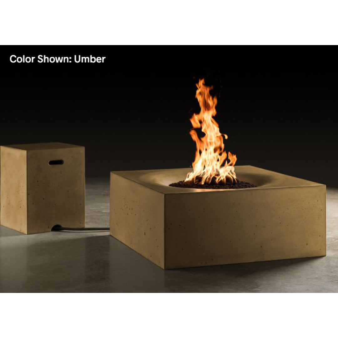 Horizon 36" Fire Table Basin — Table Only | Slick Rock Concrete | Outdoor Heat Direct