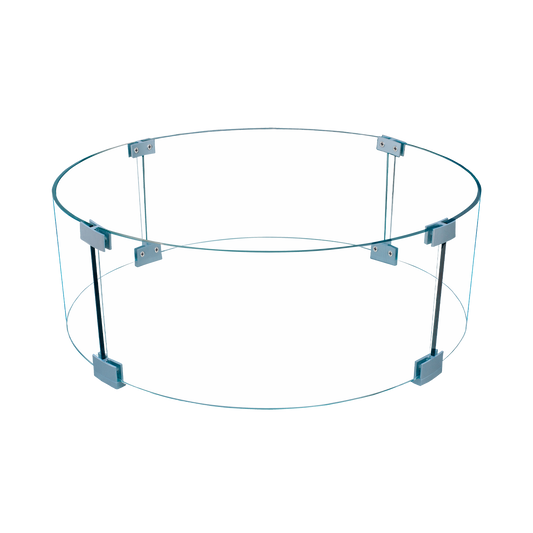 Firegear tempered glass wind guard | Outdoor Heat Direct