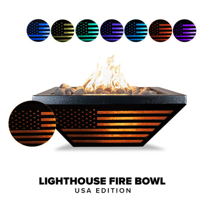 Lighthouse Collection Fire Bowls by The Outdoor Plus | Outdoor Heat Direct