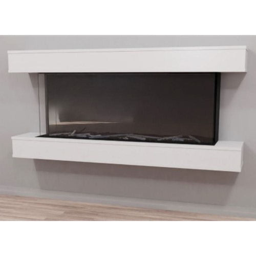 Modern Flames Studio Suite Floating Mantel Set for 76" Orion Multi - Coastal Sand (WSS-OR76-CS)