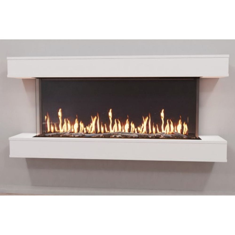 Modern Flames Studio Suite Floating Mantel Set for 52" Orion Multi — Ready to Finish (WSS-OR52-RTF) - Outdoor Heat Direct