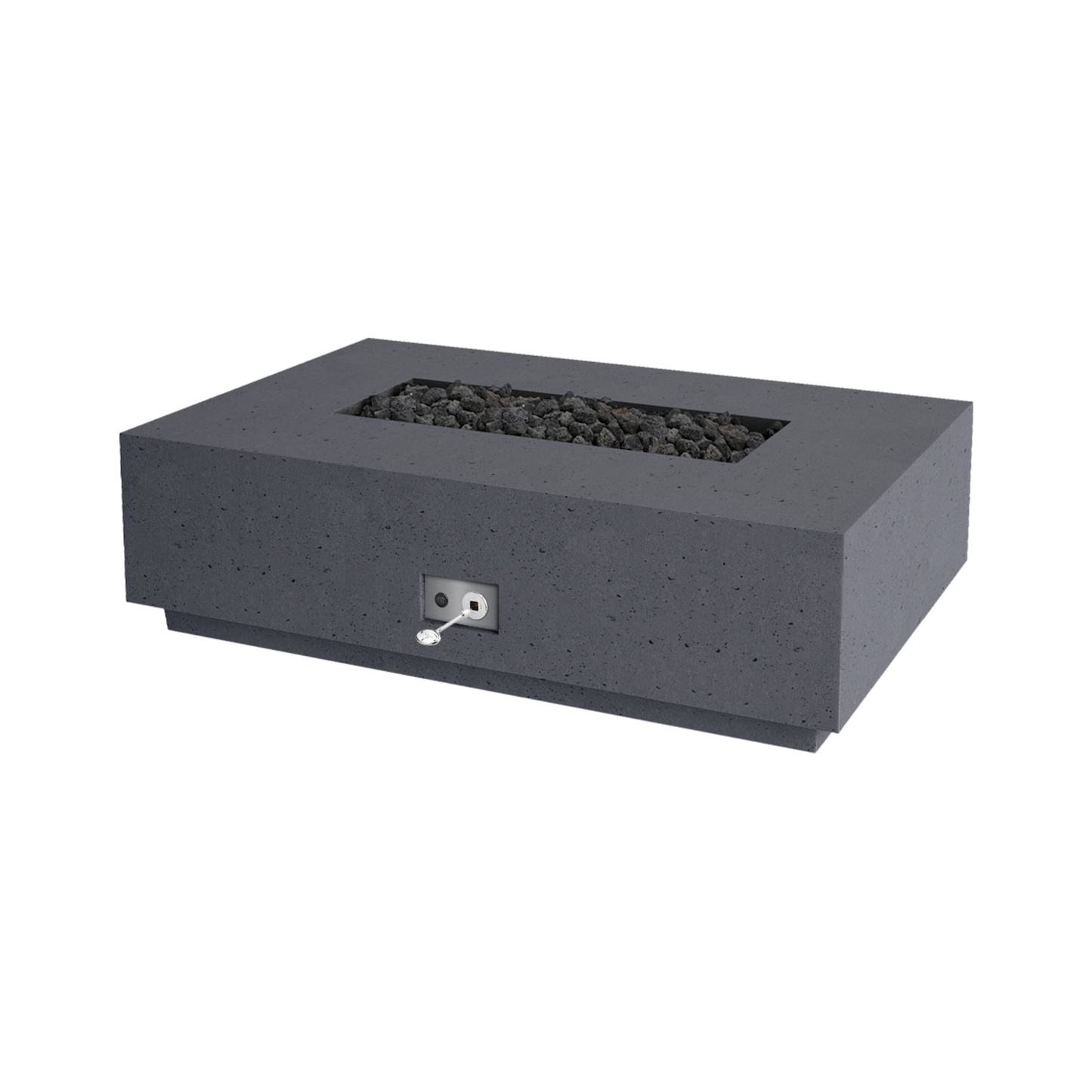 Firegear Sanctuary GFRC enclosure in Slate | Outdoor Heat Direct
