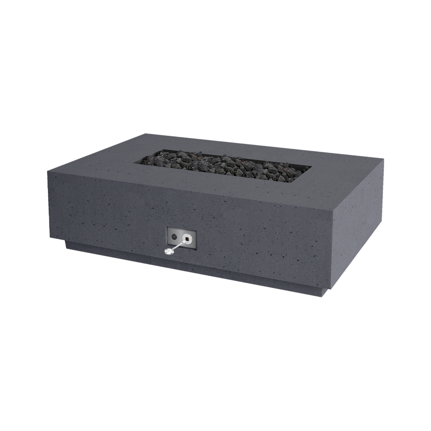 Firegear Sanctuary GFRC enclosure in Slate | Outdoor Heat Direct