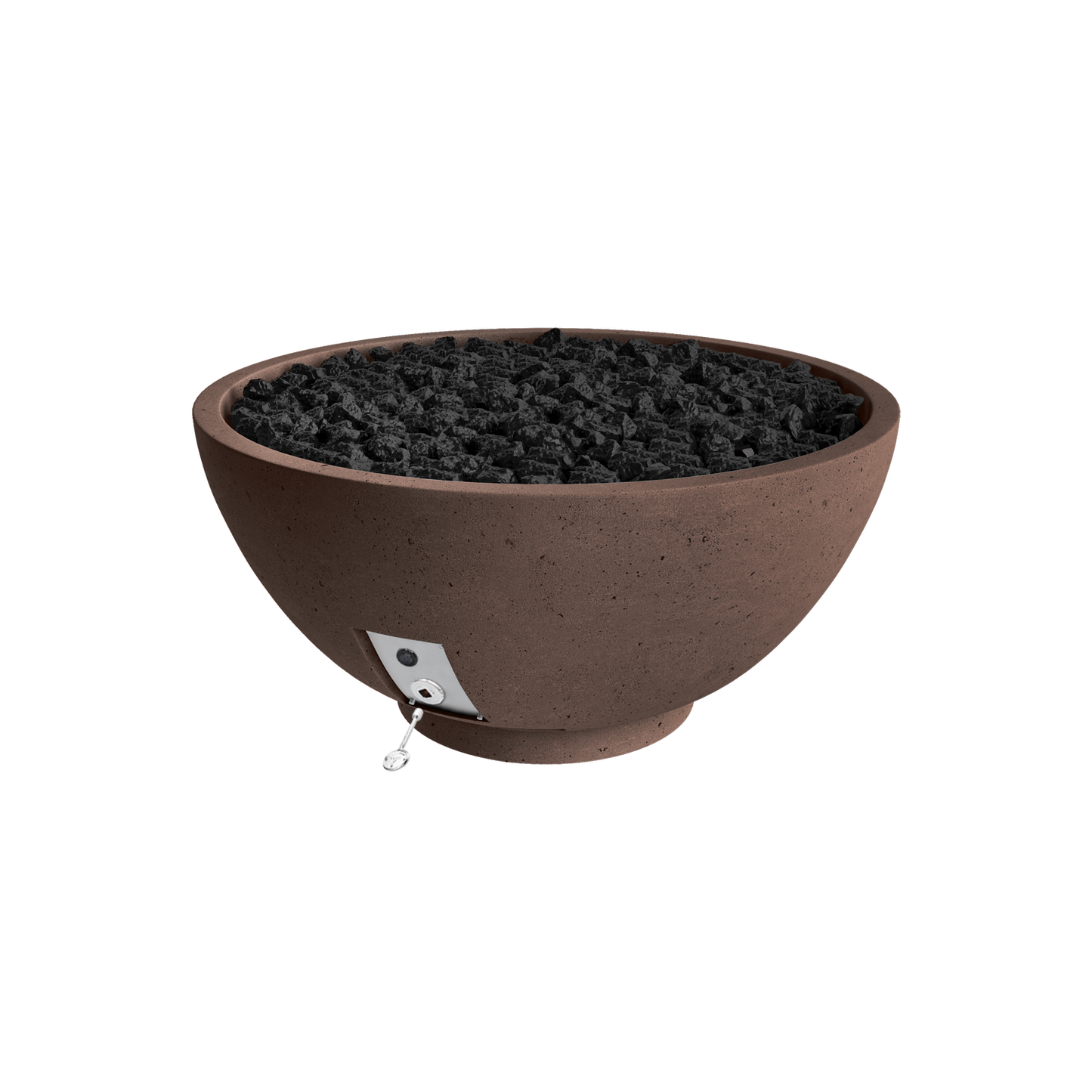 Firegear Sanctuary 2 GFRC fire bowl in Chocolate | Outdoor Heat Direct