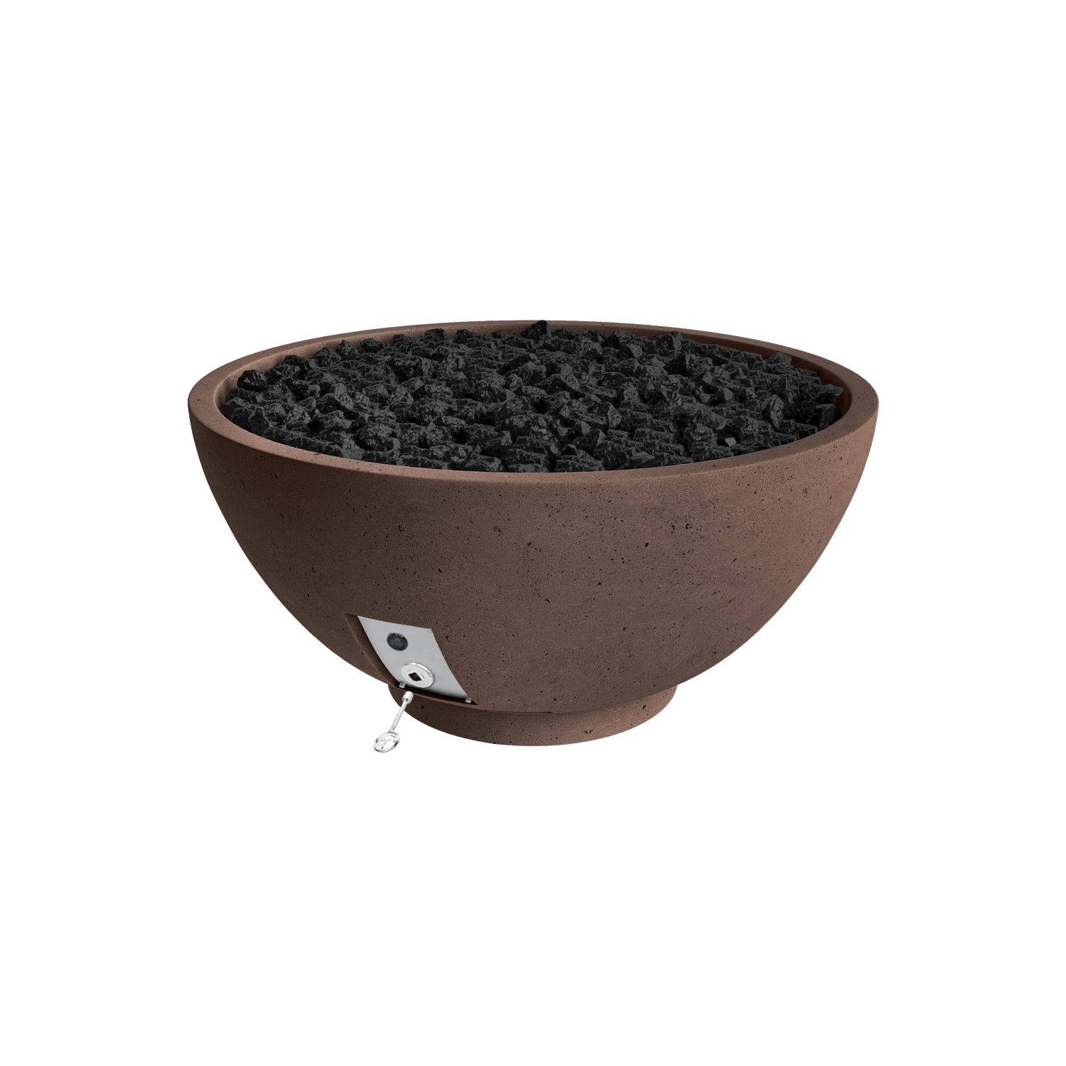 Firegear Sanctuary 2 GFRC fire bowl in Chocolate | Outdoor Heat Direct