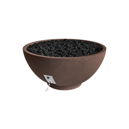 Firegear Sanctuary 2 GFRC fire bowl in Chocolate | Outdoor Heat Direct