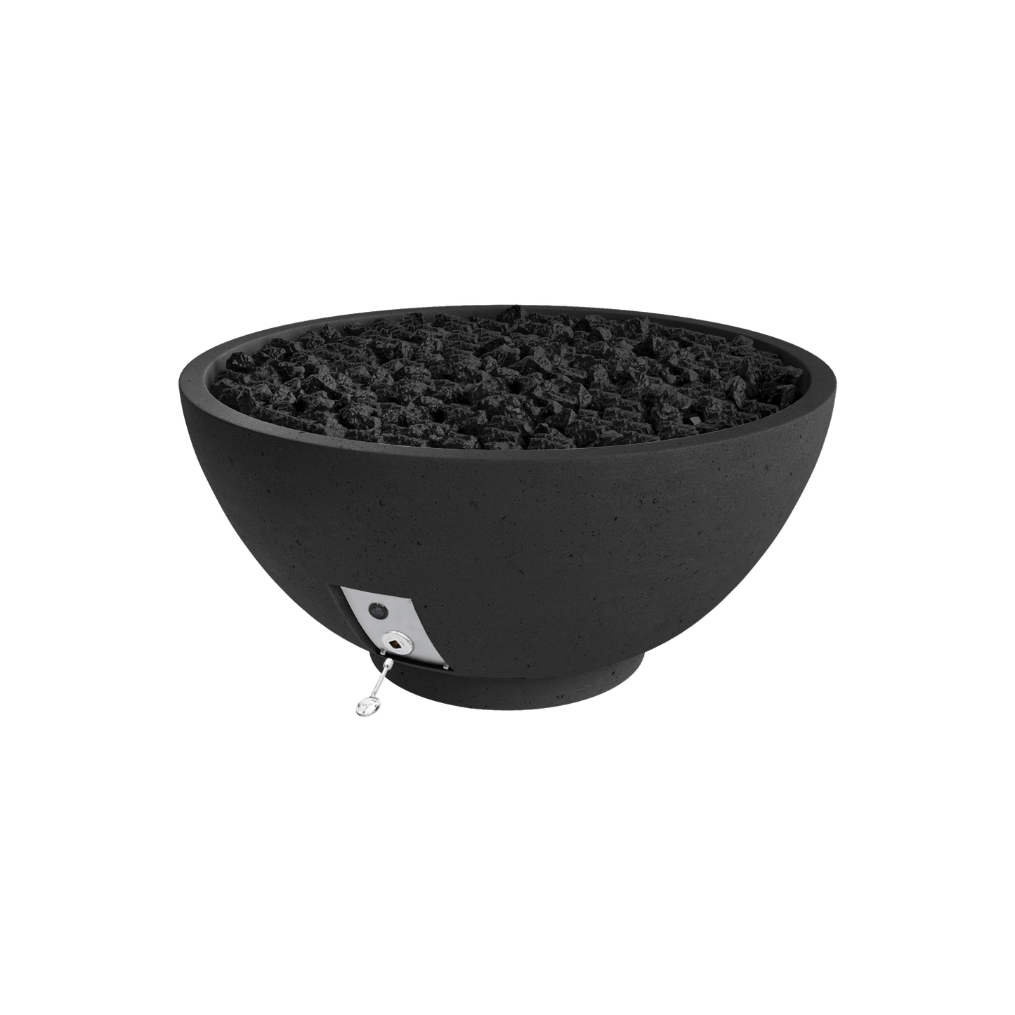 Firegear Sanctuary 2 GFRC fire bowl in Raven | Outdoor Heat Direct