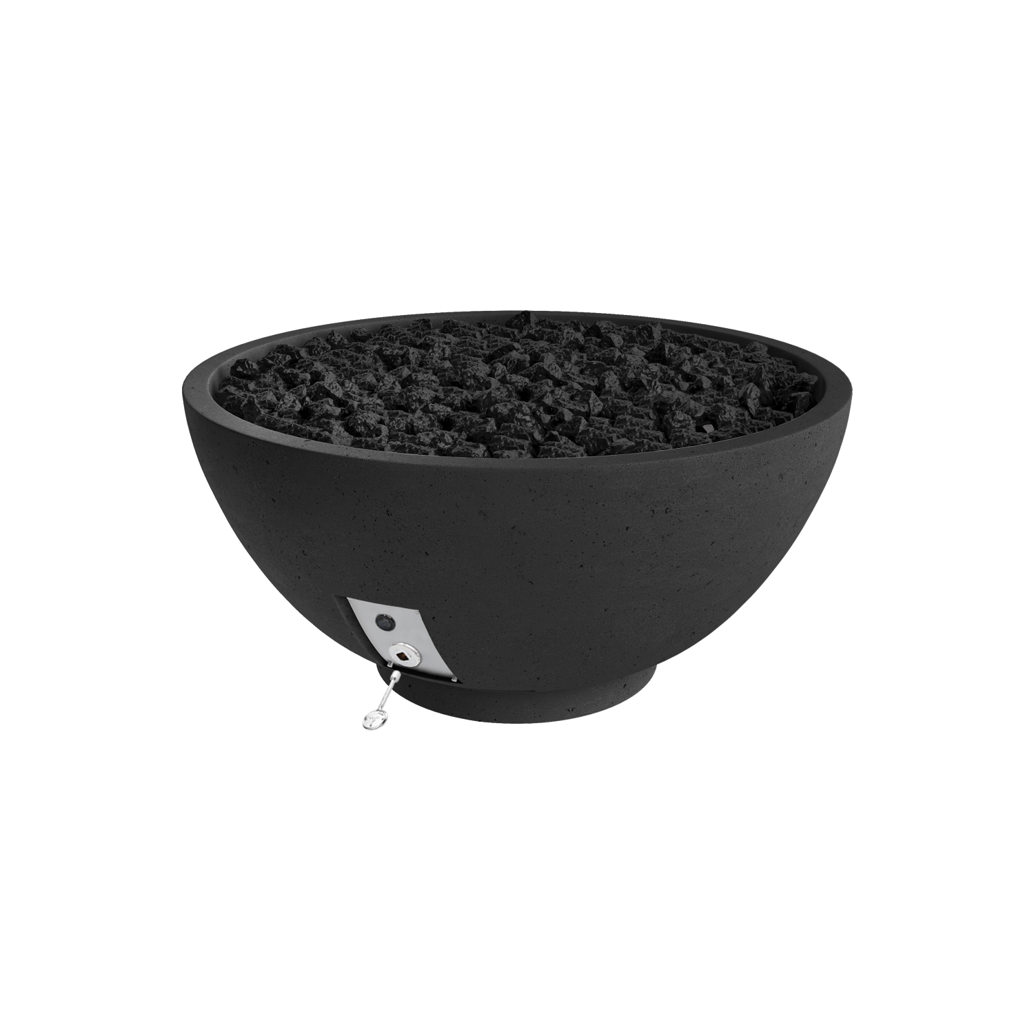Firegear Sanctuary 2 GFRC fire bowl in Raven | Outdoor Heat Direct