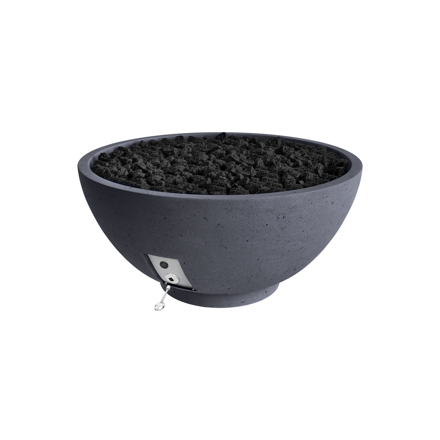 Firegear Sanctuary 2 GFRC fire bowl in Slate | Outdoor Heat Direct