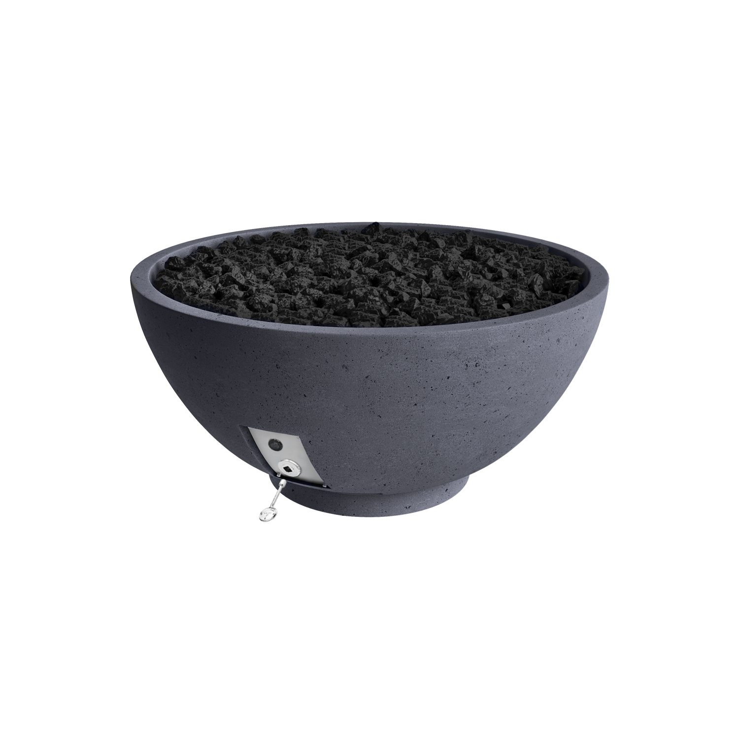 Firegear Sanctuary 2 GFRC fire bowl in Slate | Outdoor Heat Direct