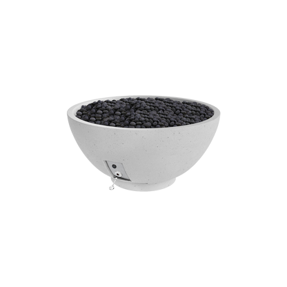 Firegear Sanctuary 3 GFRC fire bowl in Arctic | Outdoor Heat Direct